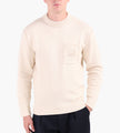 C.P. Company Soft Cotton Stretch Knit Crewneck Pistachio Shell