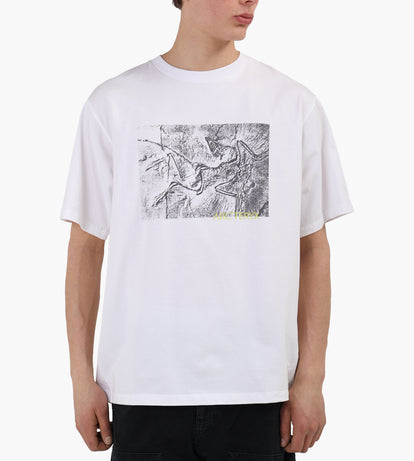 Arc'teryx Kragg Cotton Lithographica SS Tee M White Light
