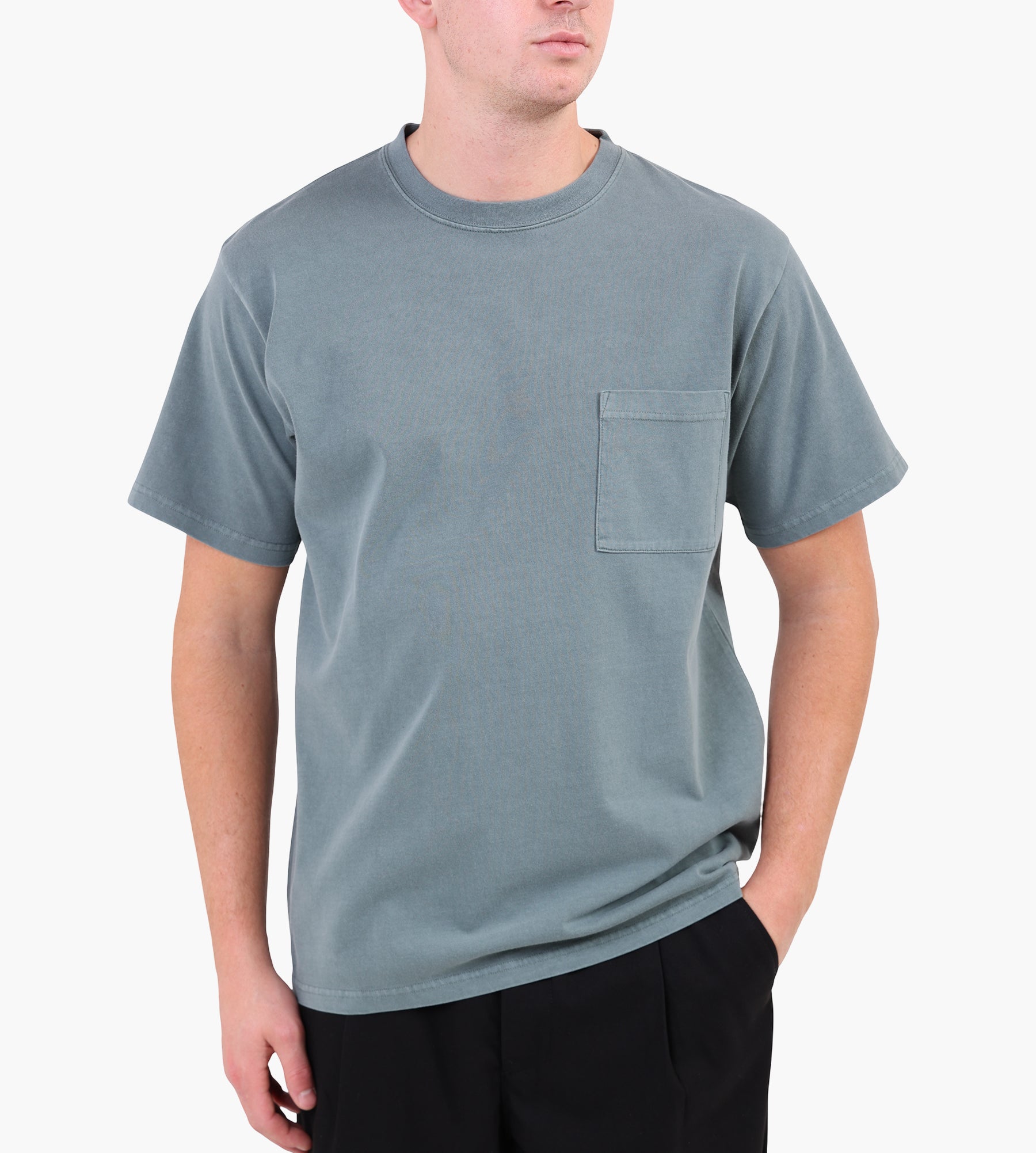 Snow Peak Garment Dyed T-Shirt Dark Green