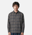 New Amsterdam Surf Association Beach Shirt Check Night Grey Check