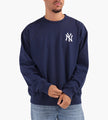 Sporty & Rich NY Yankees Serif Crewneck Dark Navy