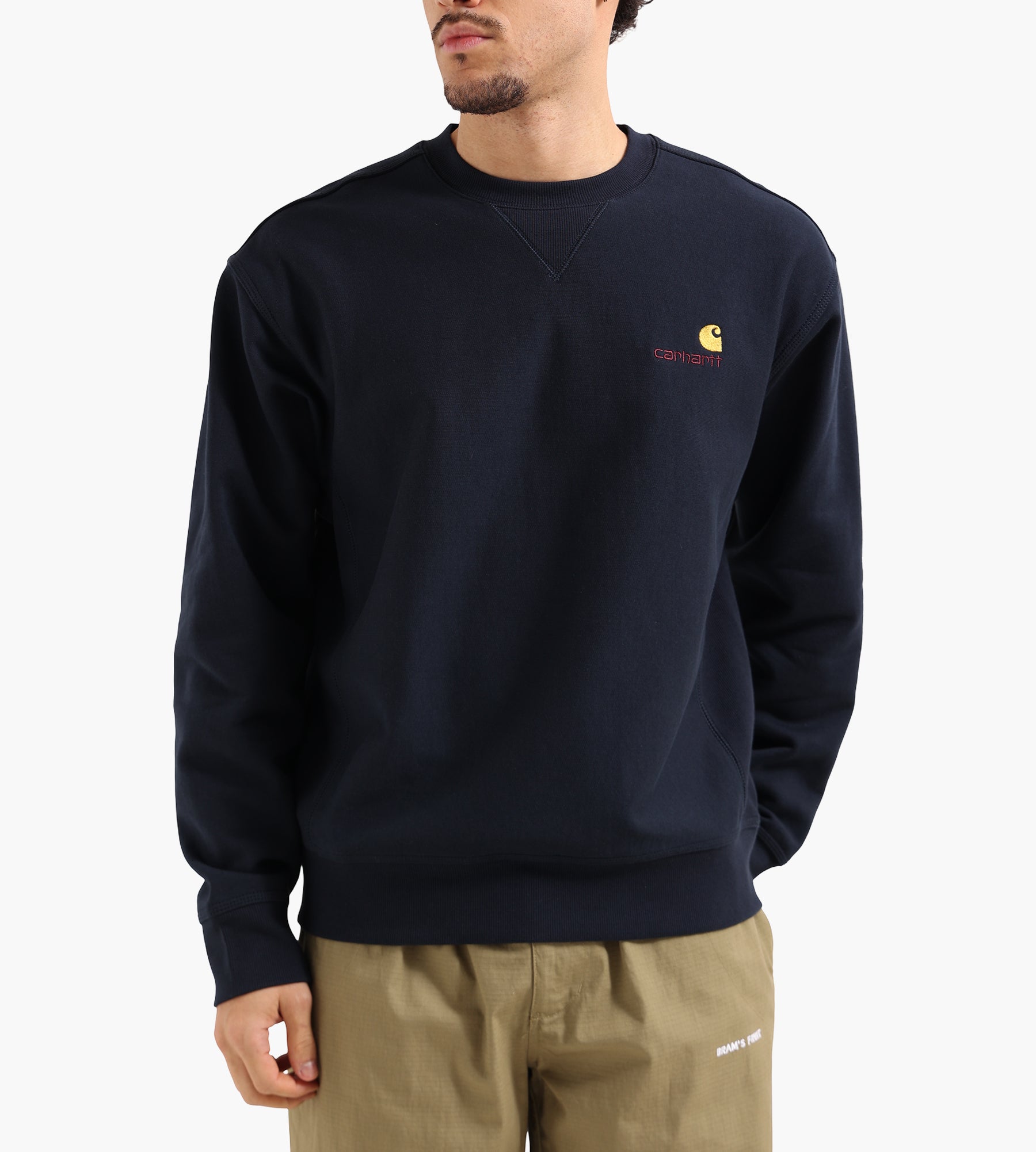 Carhartt WIP American Script Sweater Deep Night