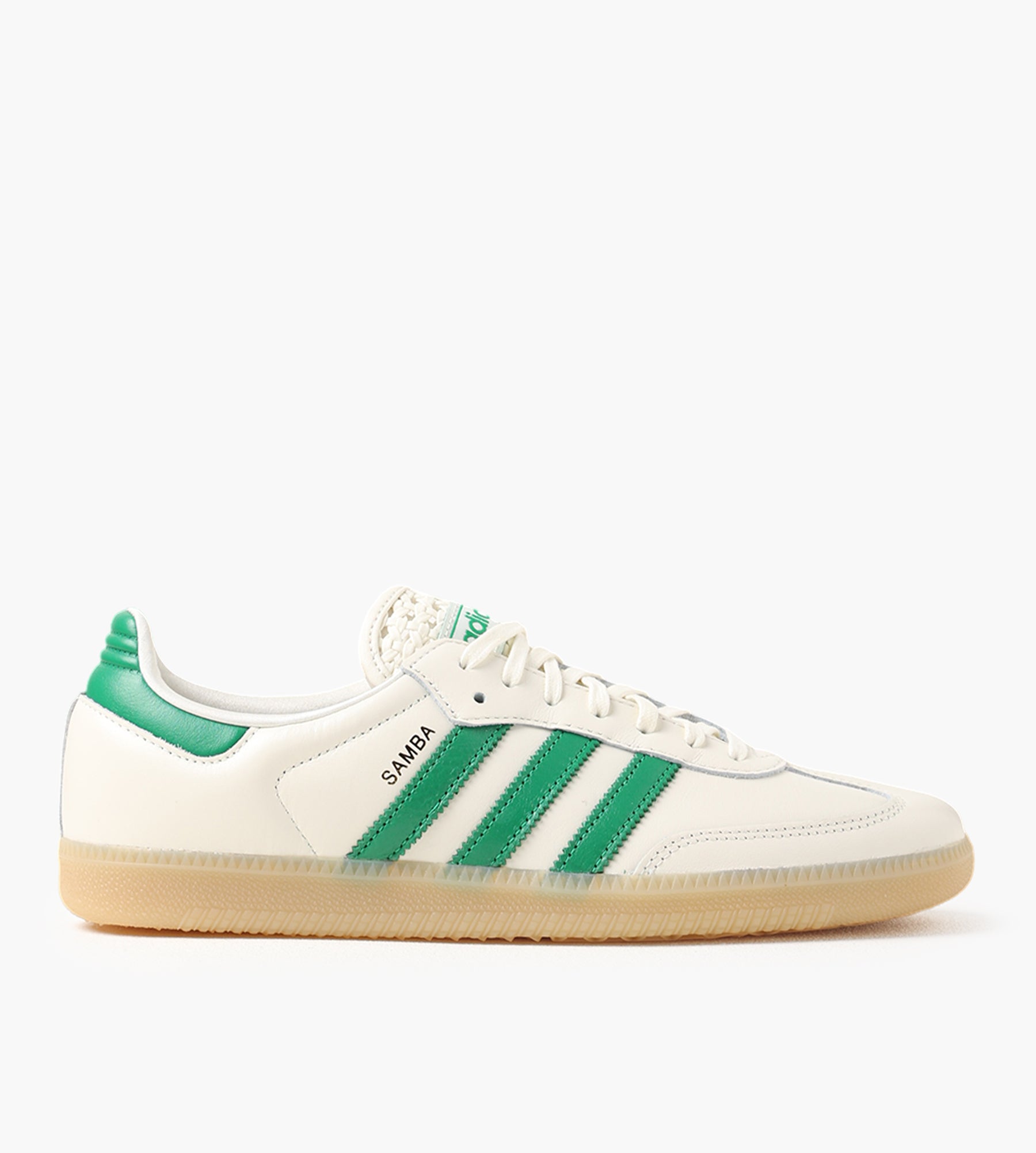 Adidas Samba OG W Owhite Green Goldmt