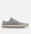 Converse Chuck 70 Low Washed Canvas Classic Grey Egret Black