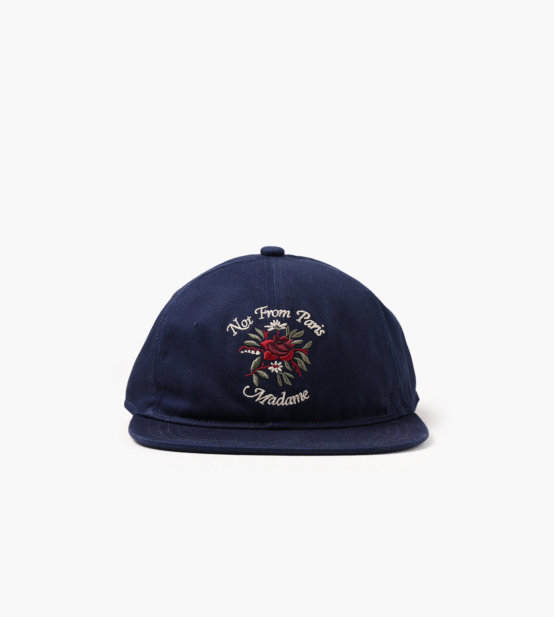 Drôle de Monsieur Casquette Slogan Rose Navy