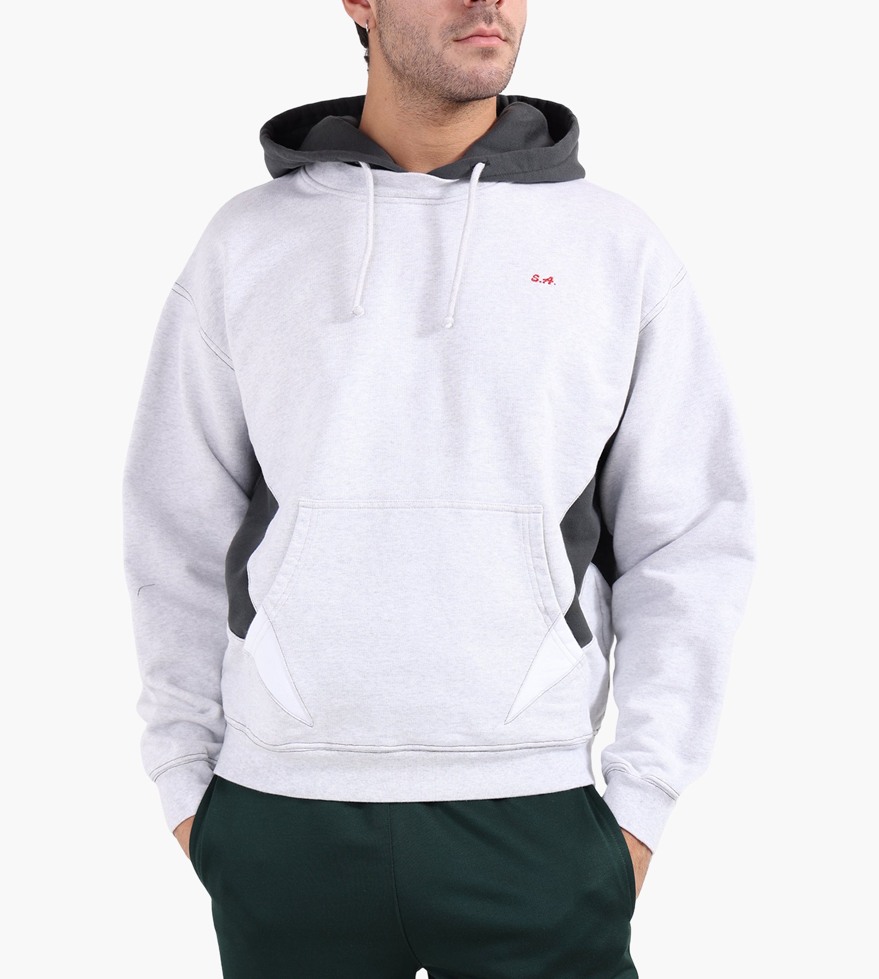 Service Area Fight Club Crewneck Heather Grey