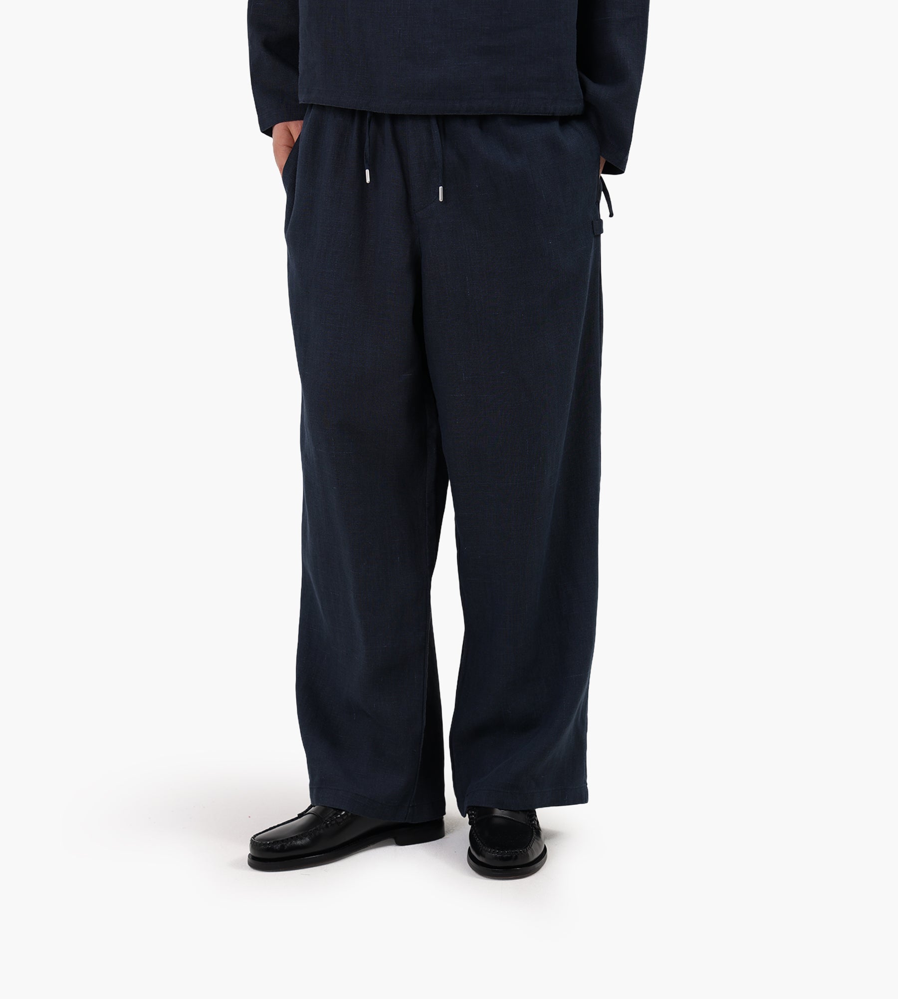 Arte Antwerp Linen Pants Navy