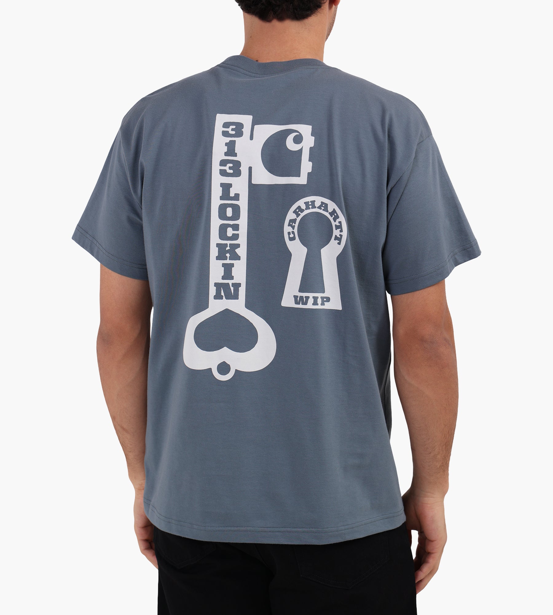 Carhartt WIP Locked T-Shirt Cozy Blue