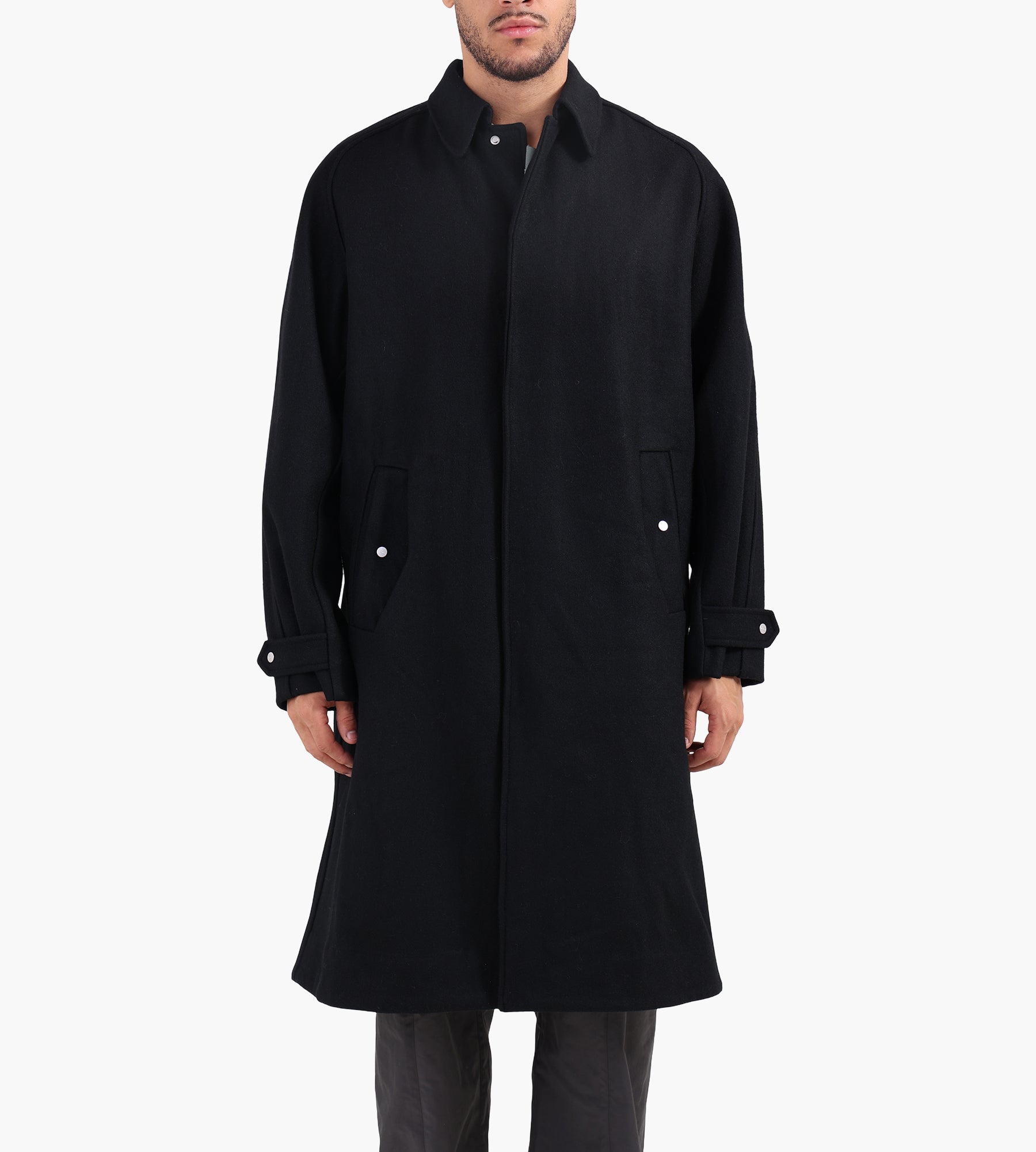 Baskèts | M.J.M.H Wool Coat Black
