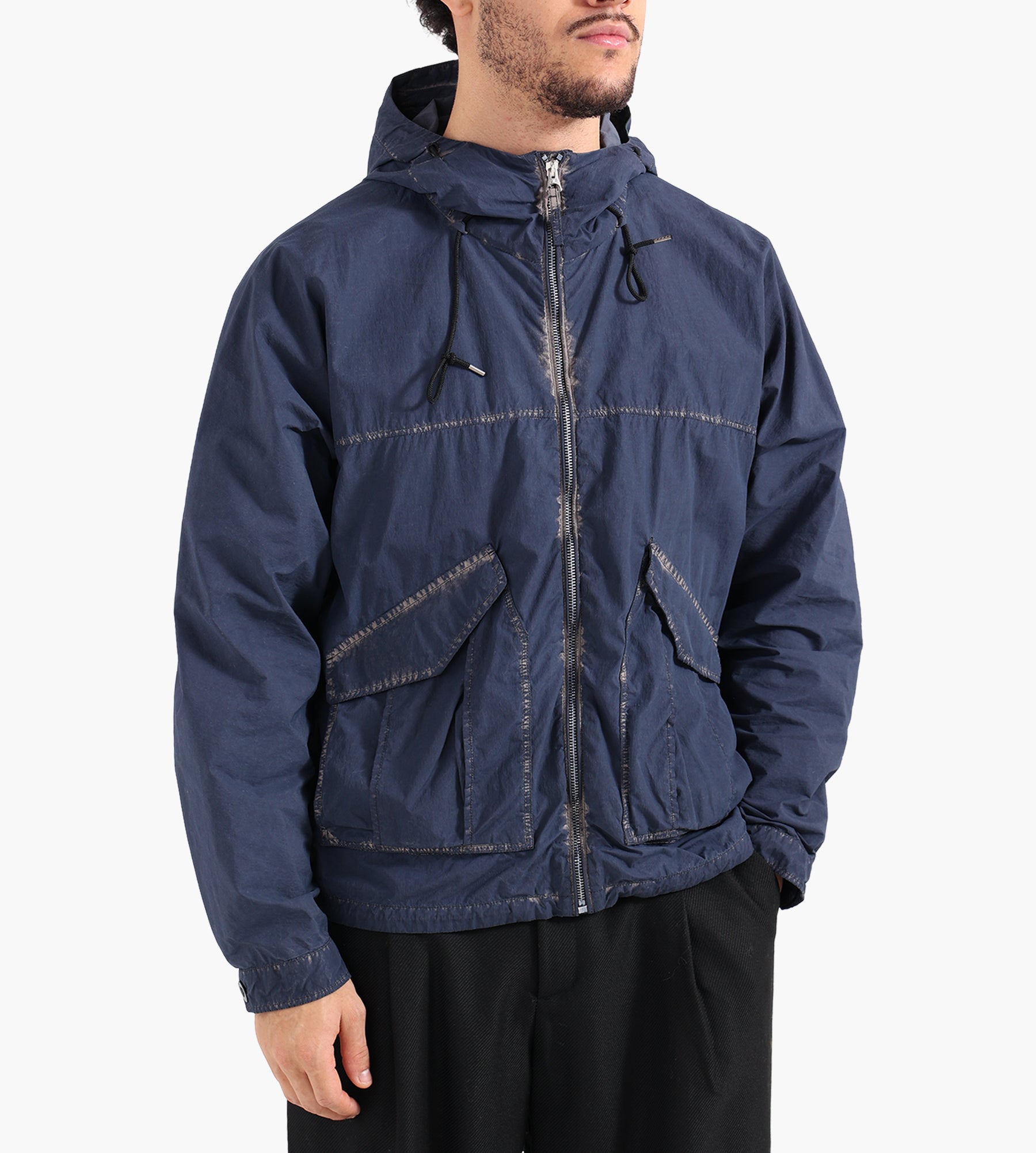 Ten-C Mid Layer Jacket Blue