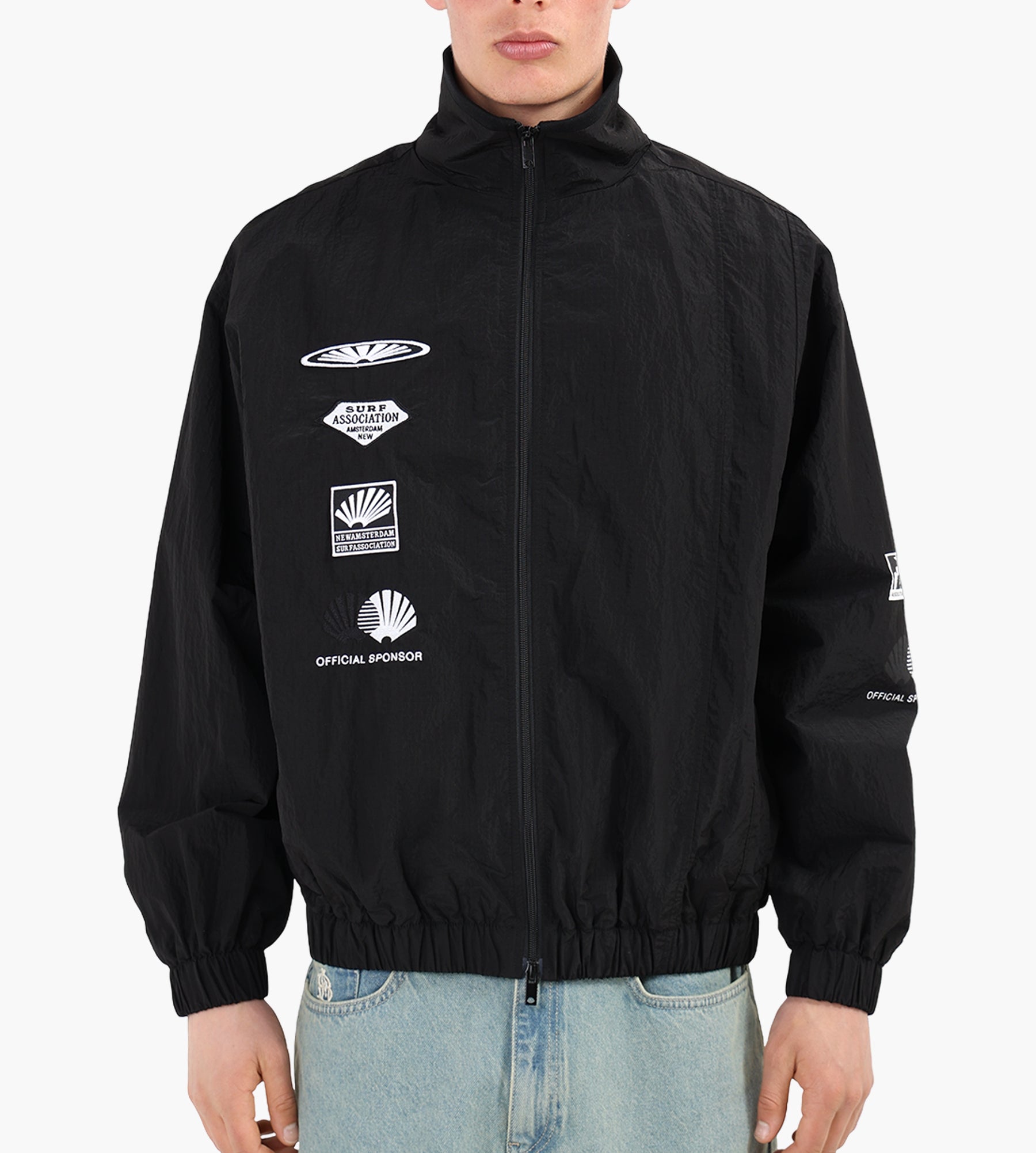 New Amsterdam Surf Association Competition Windbreaker Black