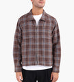 Corridor Venice Plaid Zip Jacket Brown
