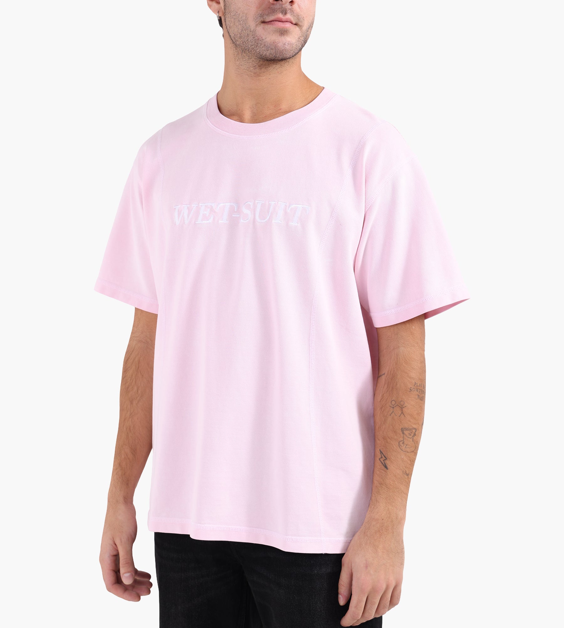 New Amsterdam Surf Association Wet-Suit Tee Light Pink