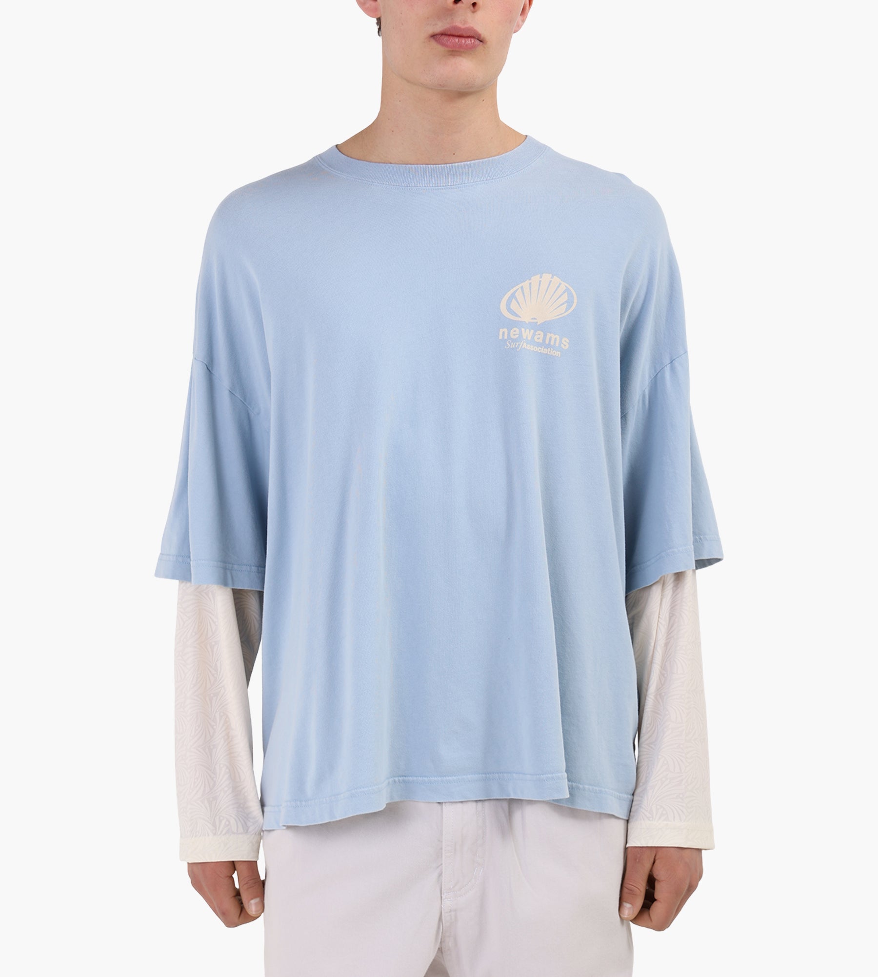 New Amsterdam Surf Association Corporate Logo Longsleeve Baby Blue