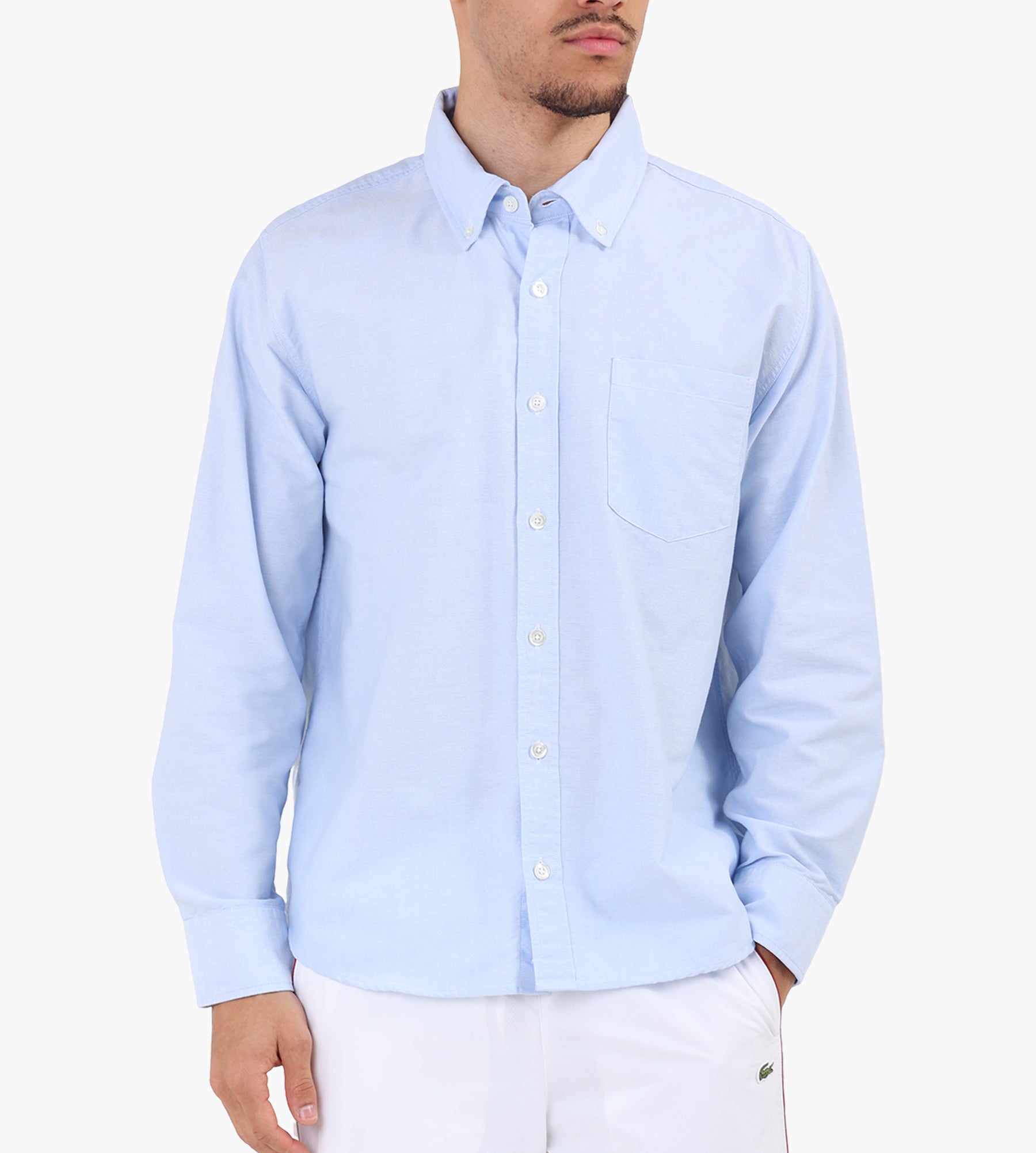 Corridor Oxford Long Sleeve Shirt Light Blue Chm