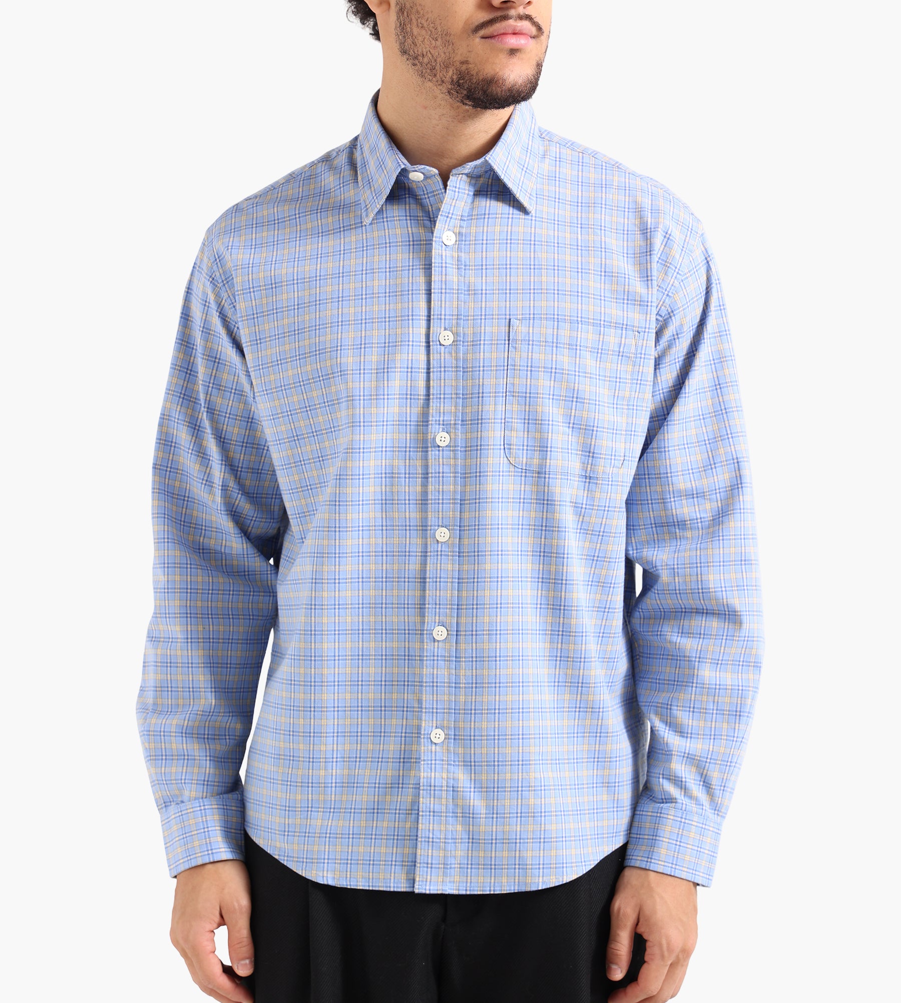 NN.07 Deon 50026 Shirt Blue Check