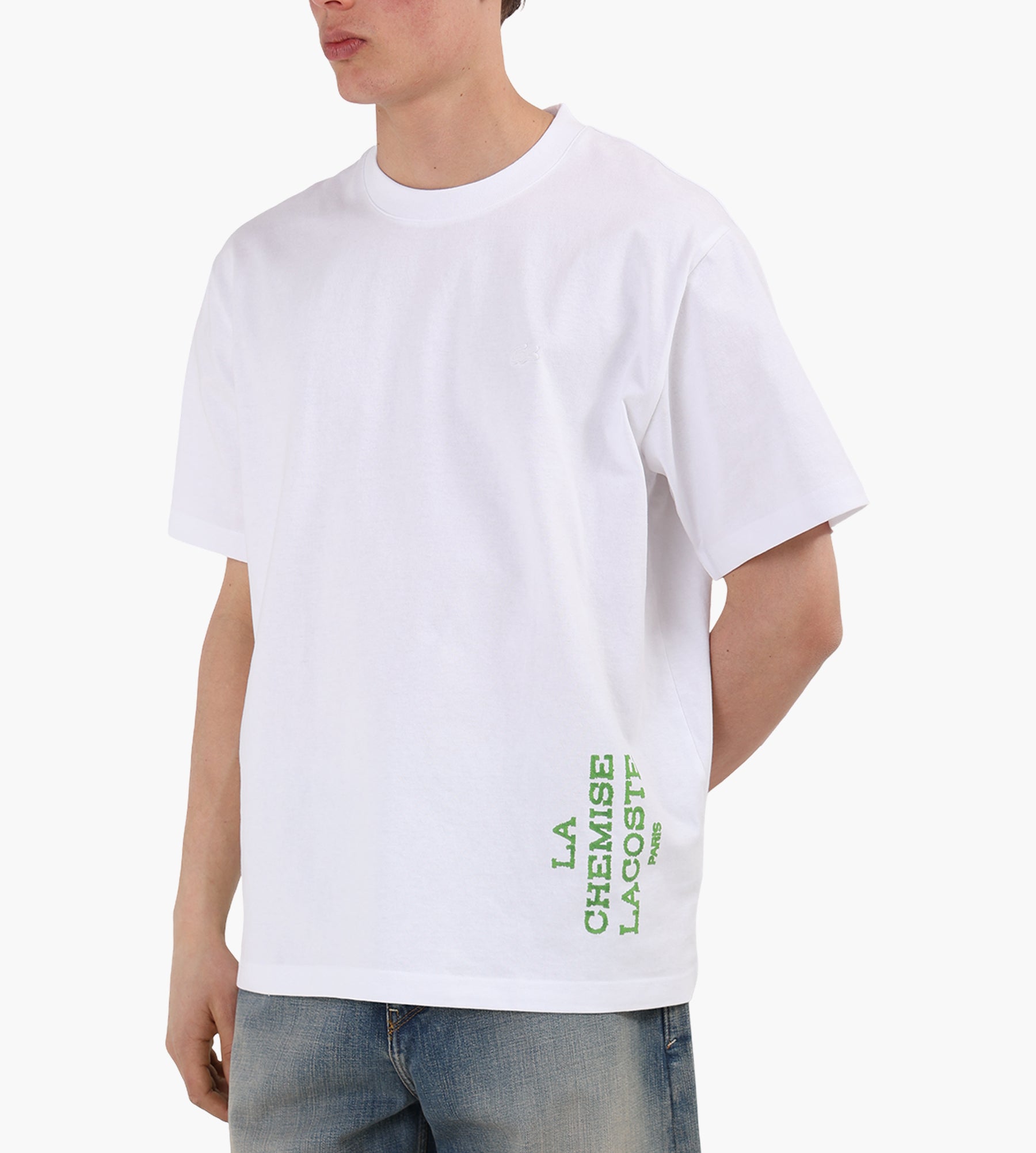 Lacoste 1HT1 T-Shirt Blanc