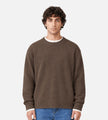 OLAF Essential Knitted Crewneck Chocolateplum