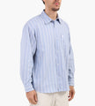 Carhartt WIP Long Sleeve Beale Shirt Beale Stripe Gentle Blue White