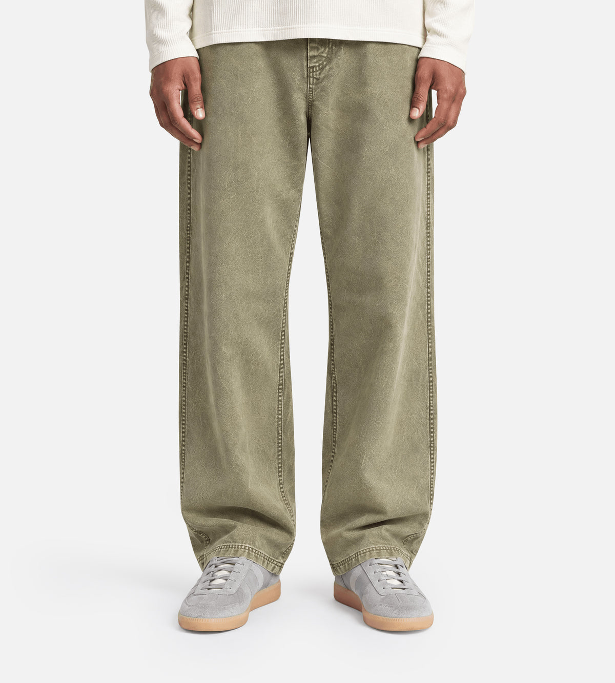PAL Sporting Goods Gallop Barrel Leg Trousers Washed Sage