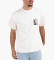 Ange Projects Wine Drive Patch Tee Off White