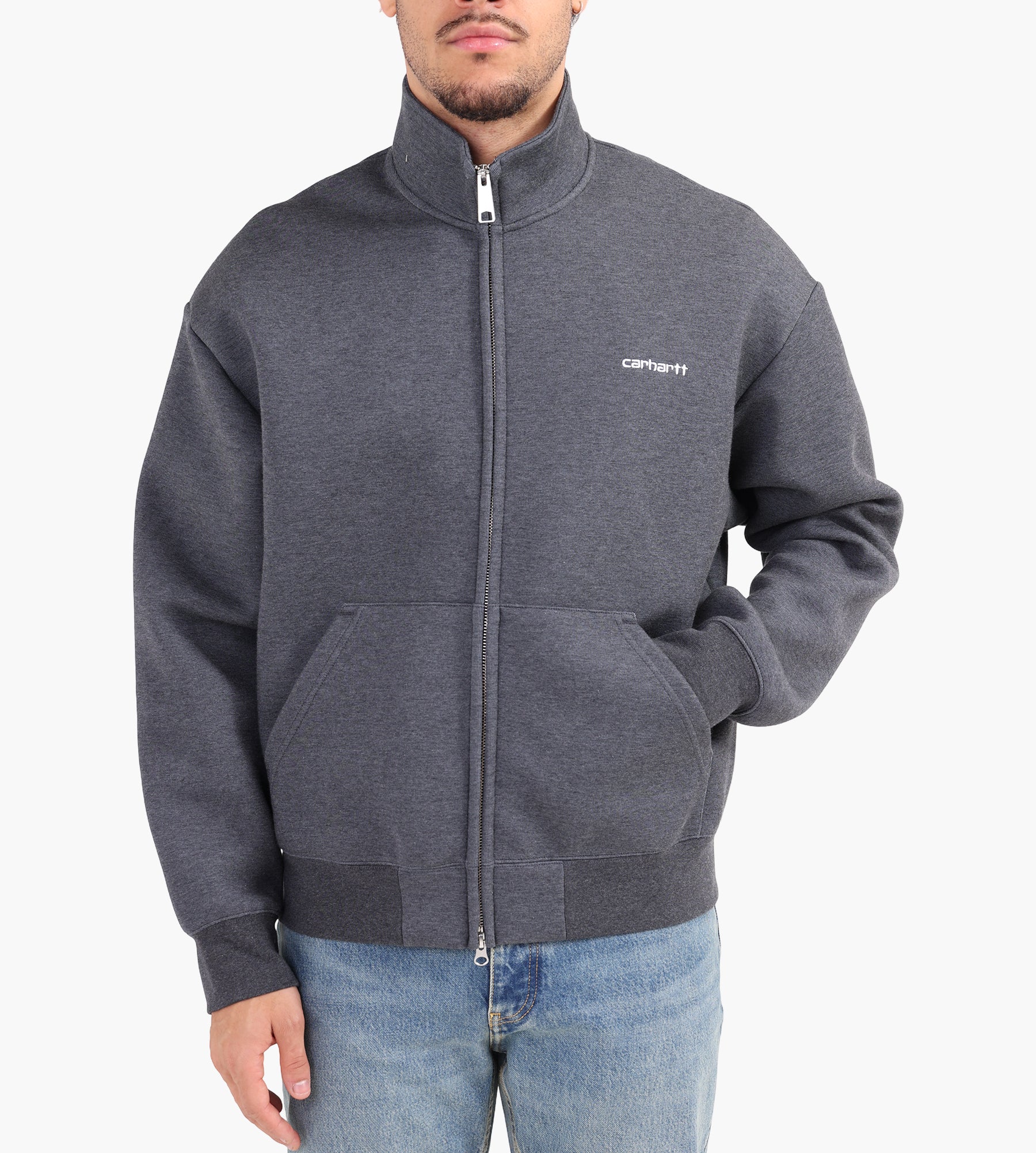 Carhartt WIP Alda Zip Sweater Black White