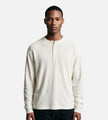 OLAF Waffle Henley Longsleeve Off White