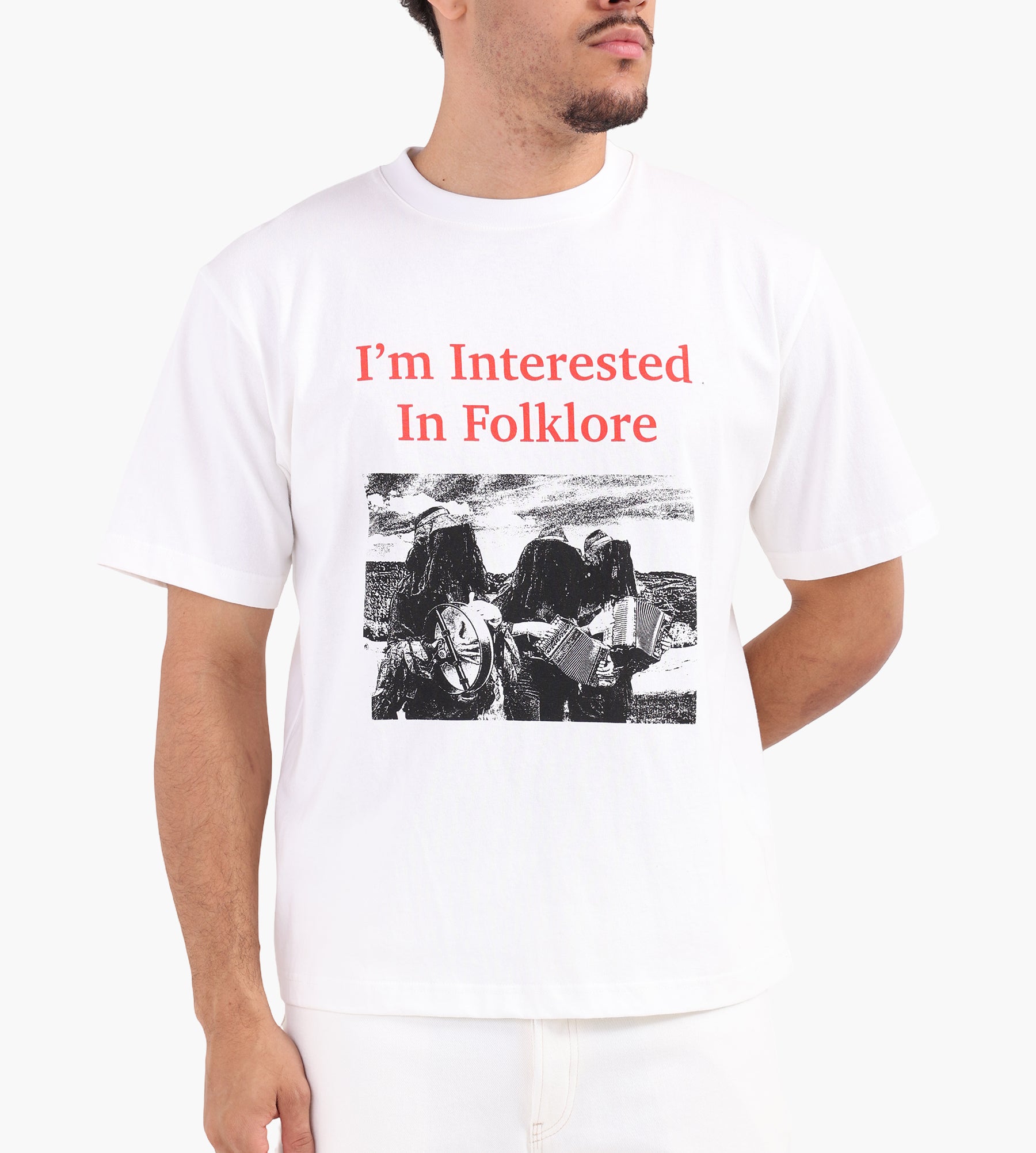 Heresy I'm Interested Tee Ecru