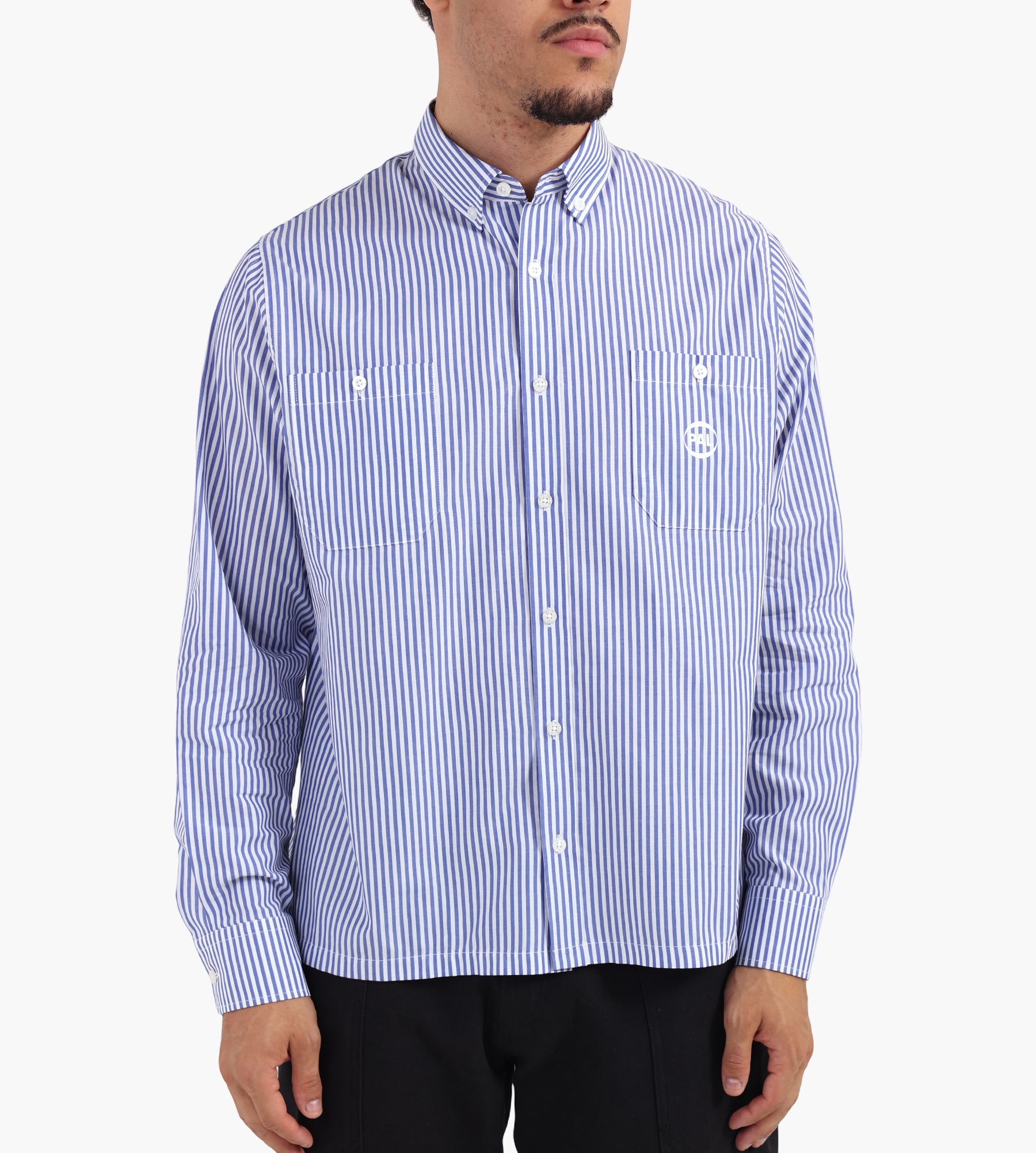 PAL Sporting Goods The Longest Yard Shirt Long Sleeve Striped Blue