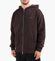Baskèts Modern Zip Hoodie Marron