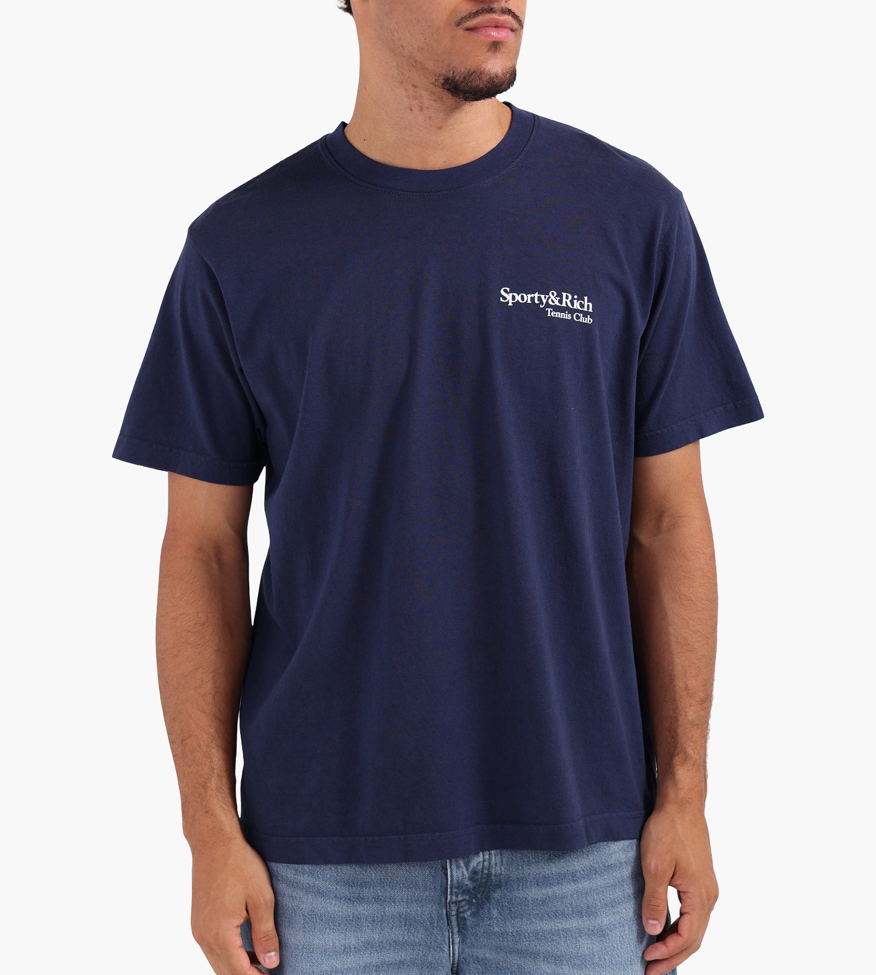 Sporty & Rich Play Tennis T-Shirt Dark Navy