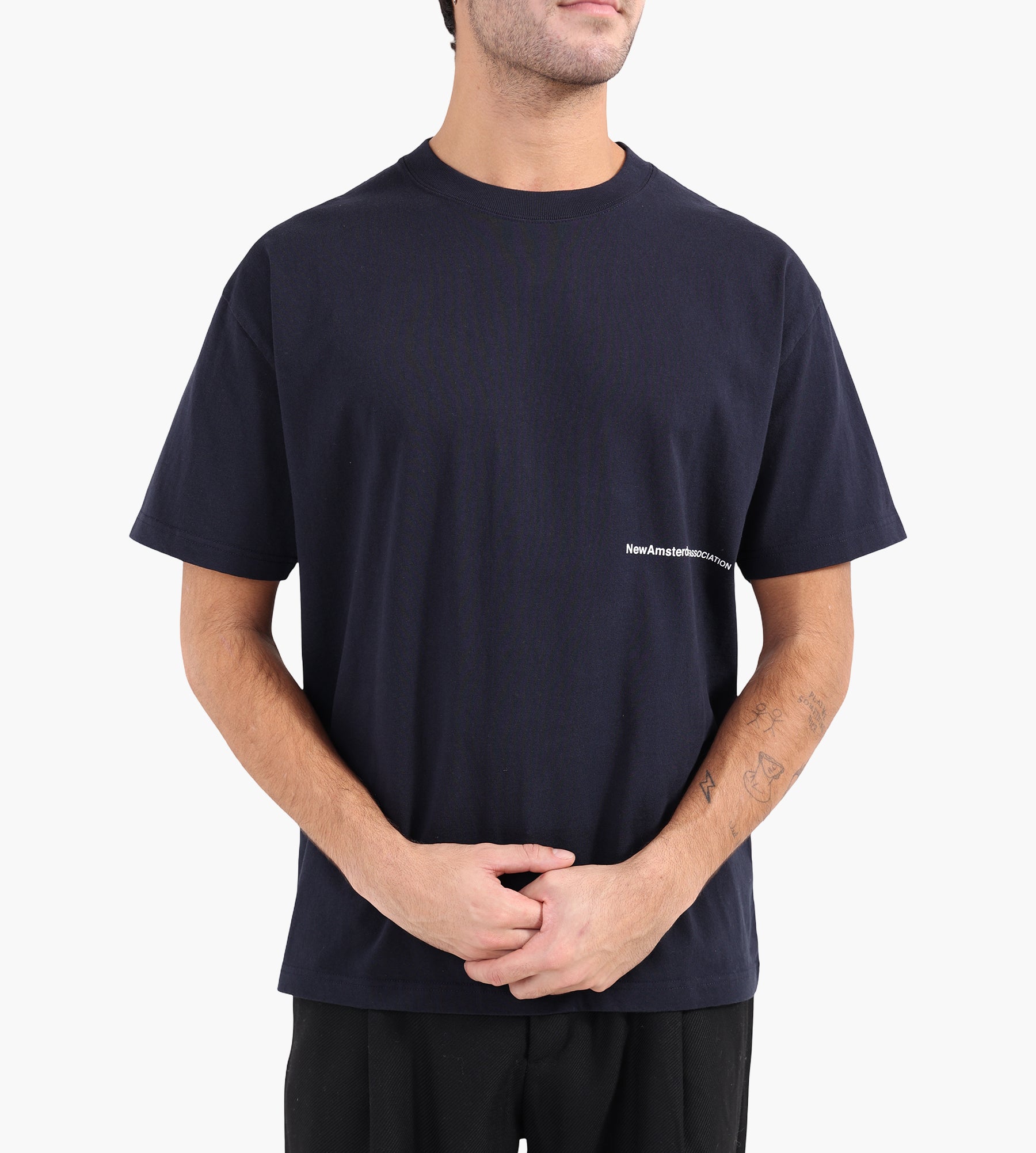 New Amsterdam Surf Association Back Zip Tee Navy