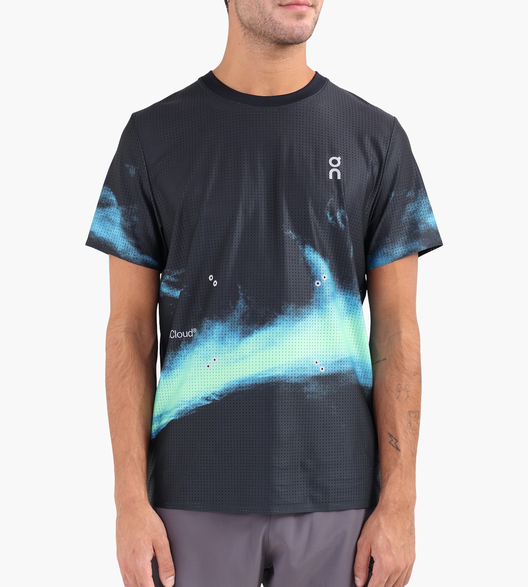 On Pace Mesh-T M Black Horizon