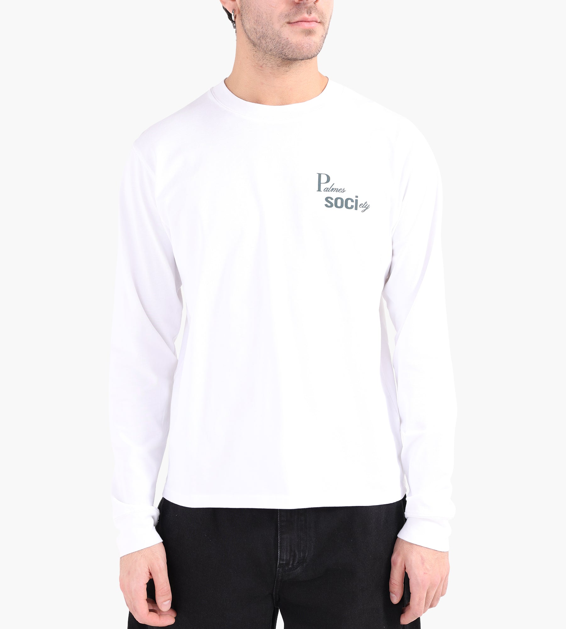 Palmes Piano Longsleeve White