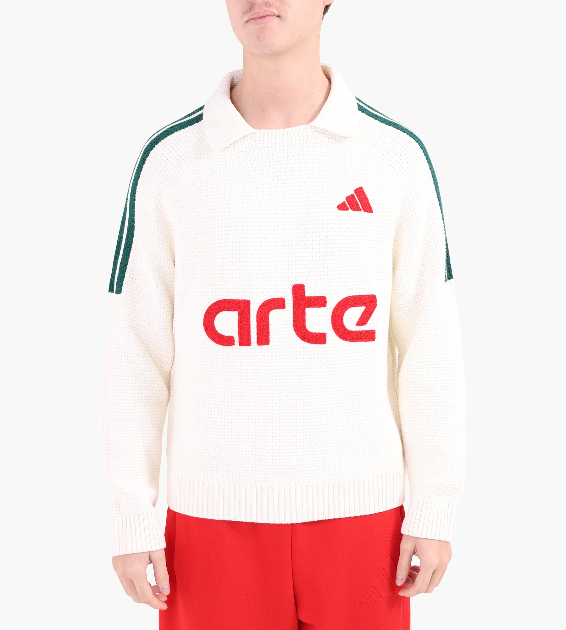 Adidas x Arte Knit Longsleeve Jersey White Cgreen