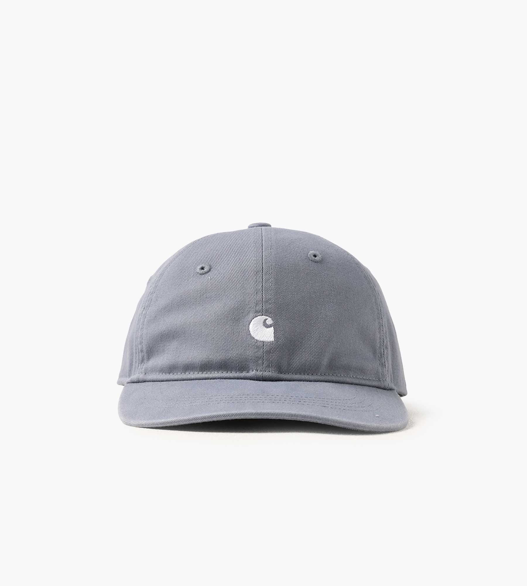 Carhartt WIP Madison Logo Cap Shady Blue White