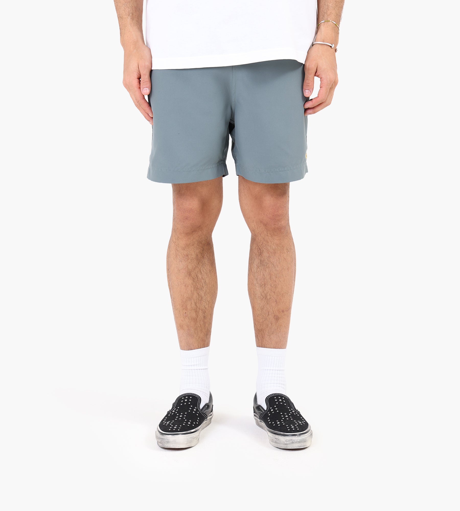 Carhartt WIP Chase Swim Trunks Velvet Green Gold