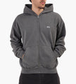 Obey Lowercase Pigment Zip Hoodie Pigment Digital Black