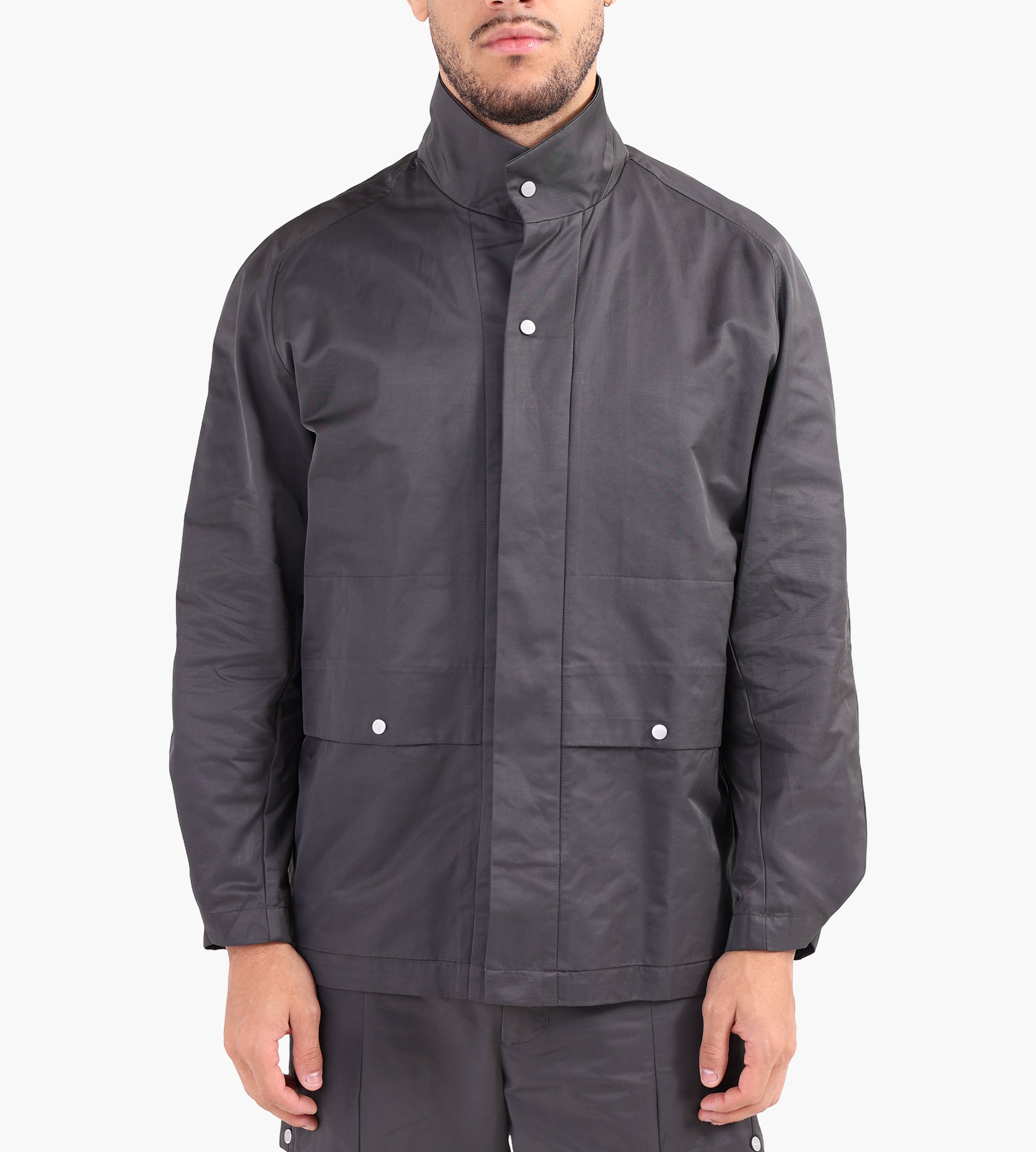 Baskèts | M.J.M.H Hybrid Overshirt Anthracite