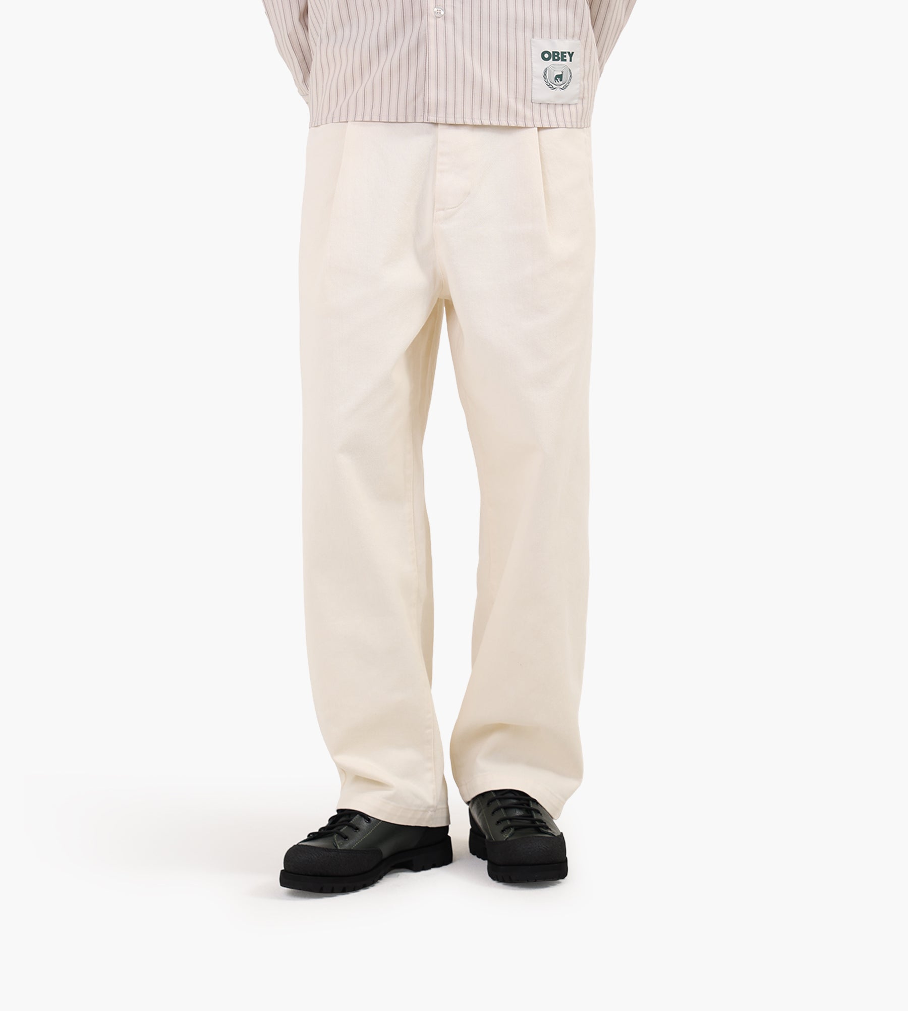 Obey x Paraboot Lanceur Pant Off White