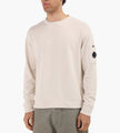 C.P. Company Crewneck In Malfile' Fleece Frozen Dew