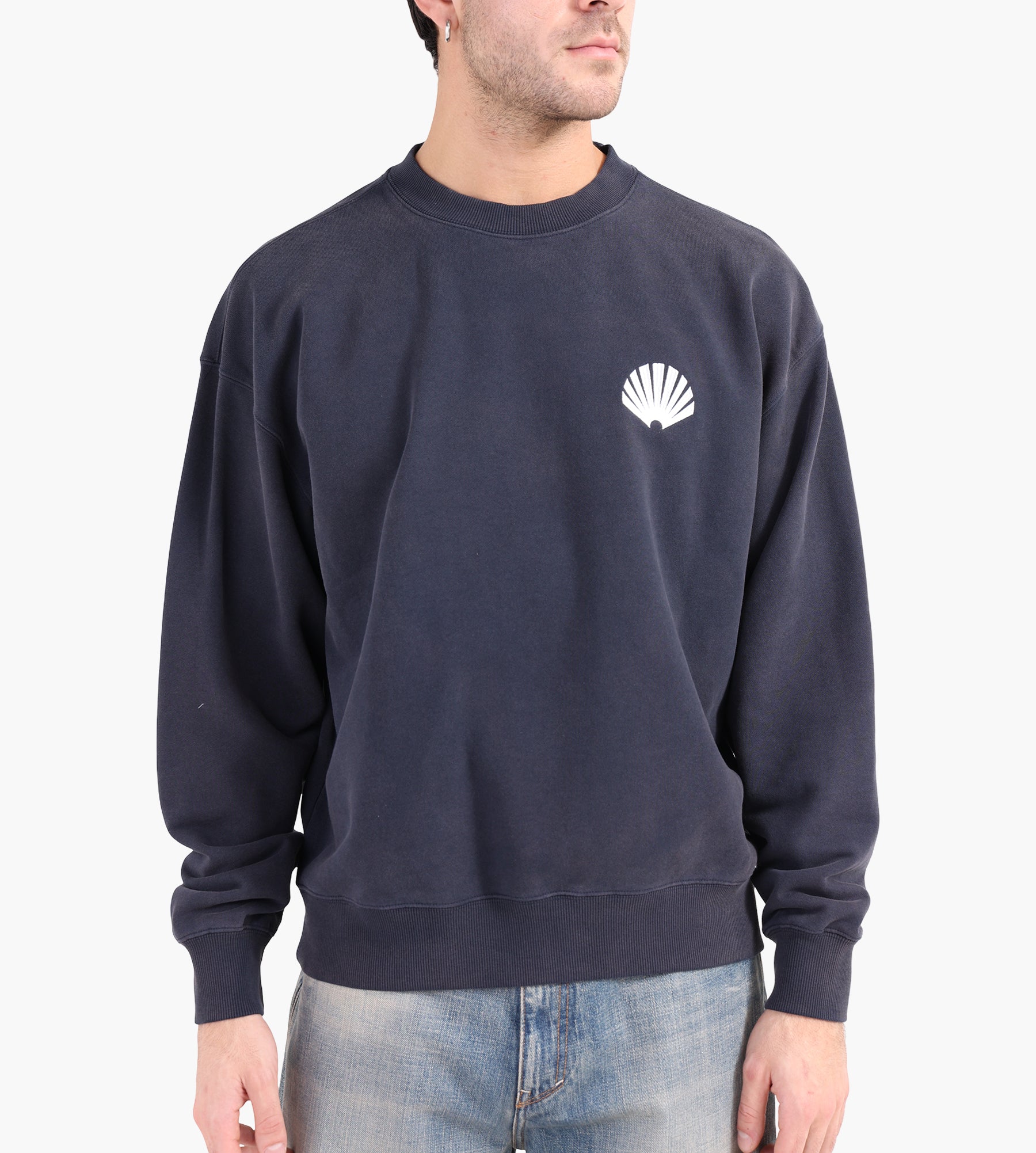 New Amsterdam Surf Association Logo Crewneck Navy