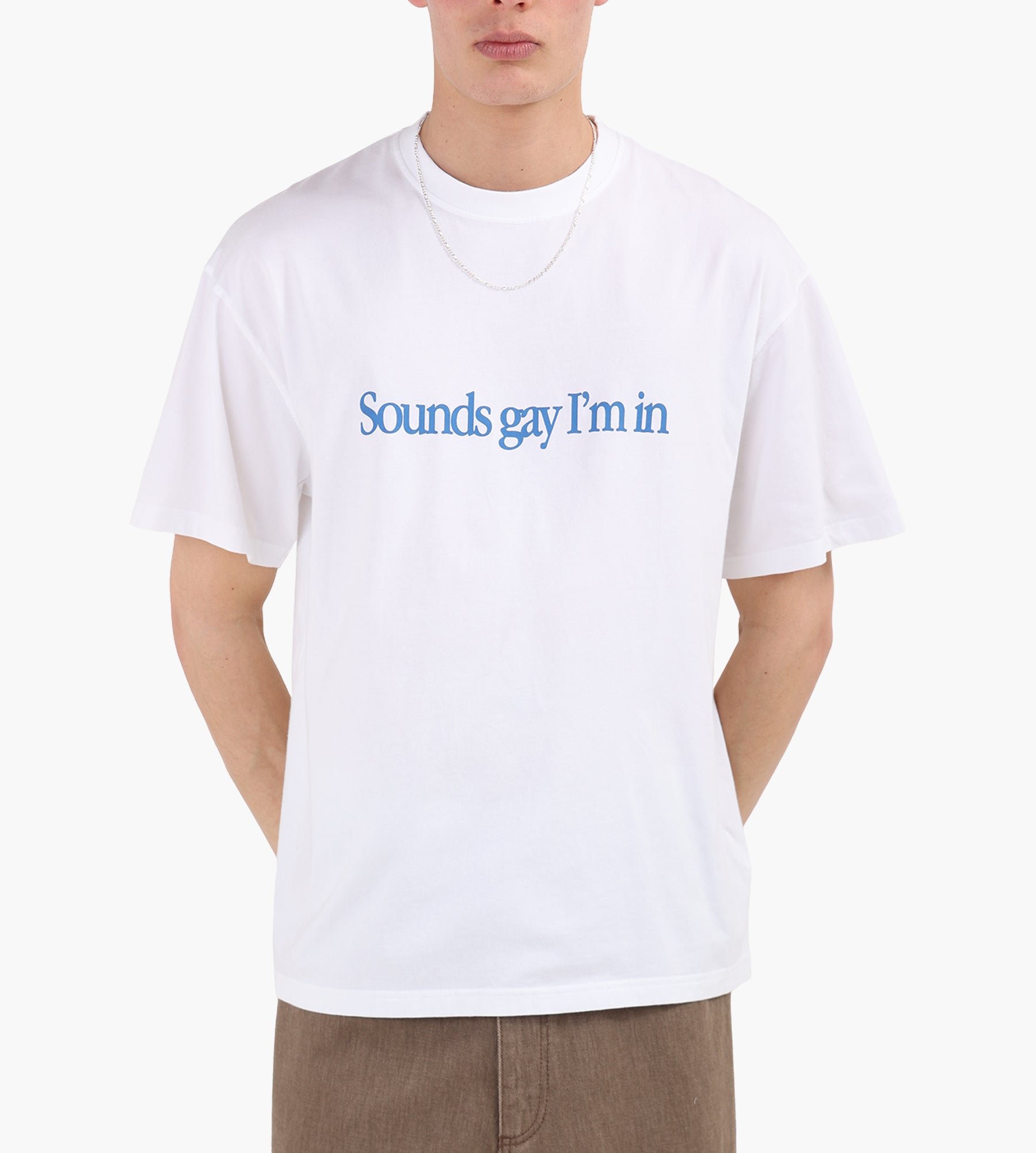 Carne Bollente Simply Sounds Gay T-Shirt White