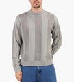 Obey Crochet Sweater London Fog