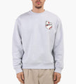 PAL Sporting Goods At Bat Crewneck Light Gray Marl