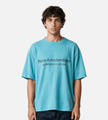 New Amsterdam Surf Association Worked Logo Tee Pool Blue Black