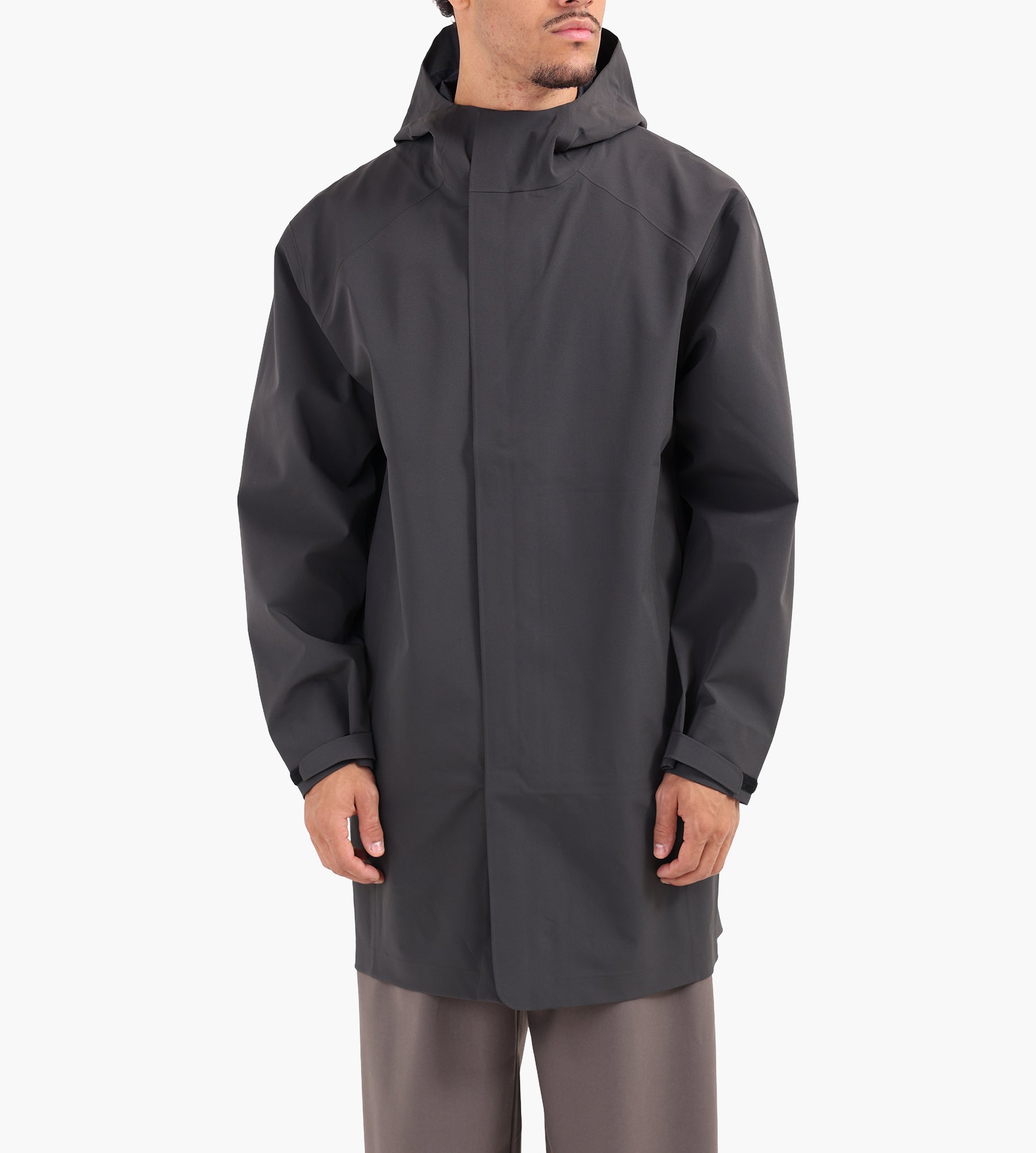 Hiking Patrol Arc 3L Shell Coat Charcoal Black