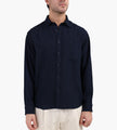 NN.07 Deon Long Sleeve Shirt 5027 Navy Blue