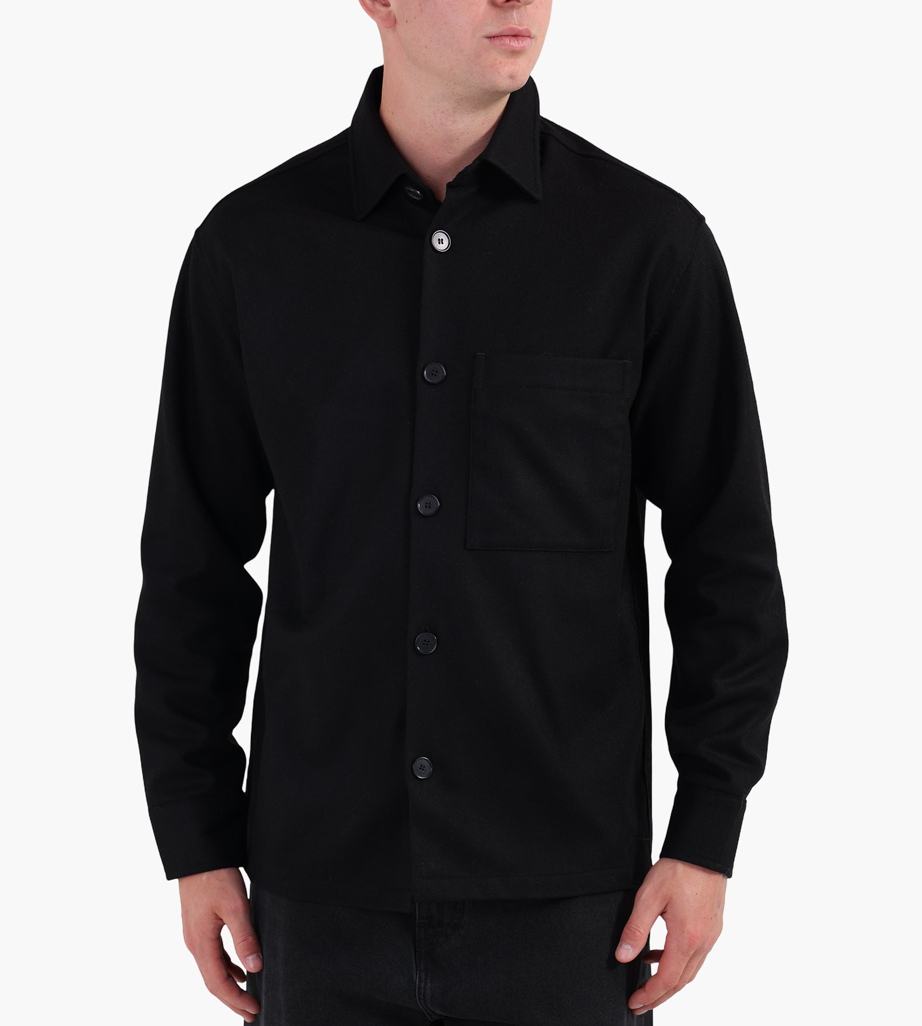 NN.07 Freddy 1630 Shirt Black