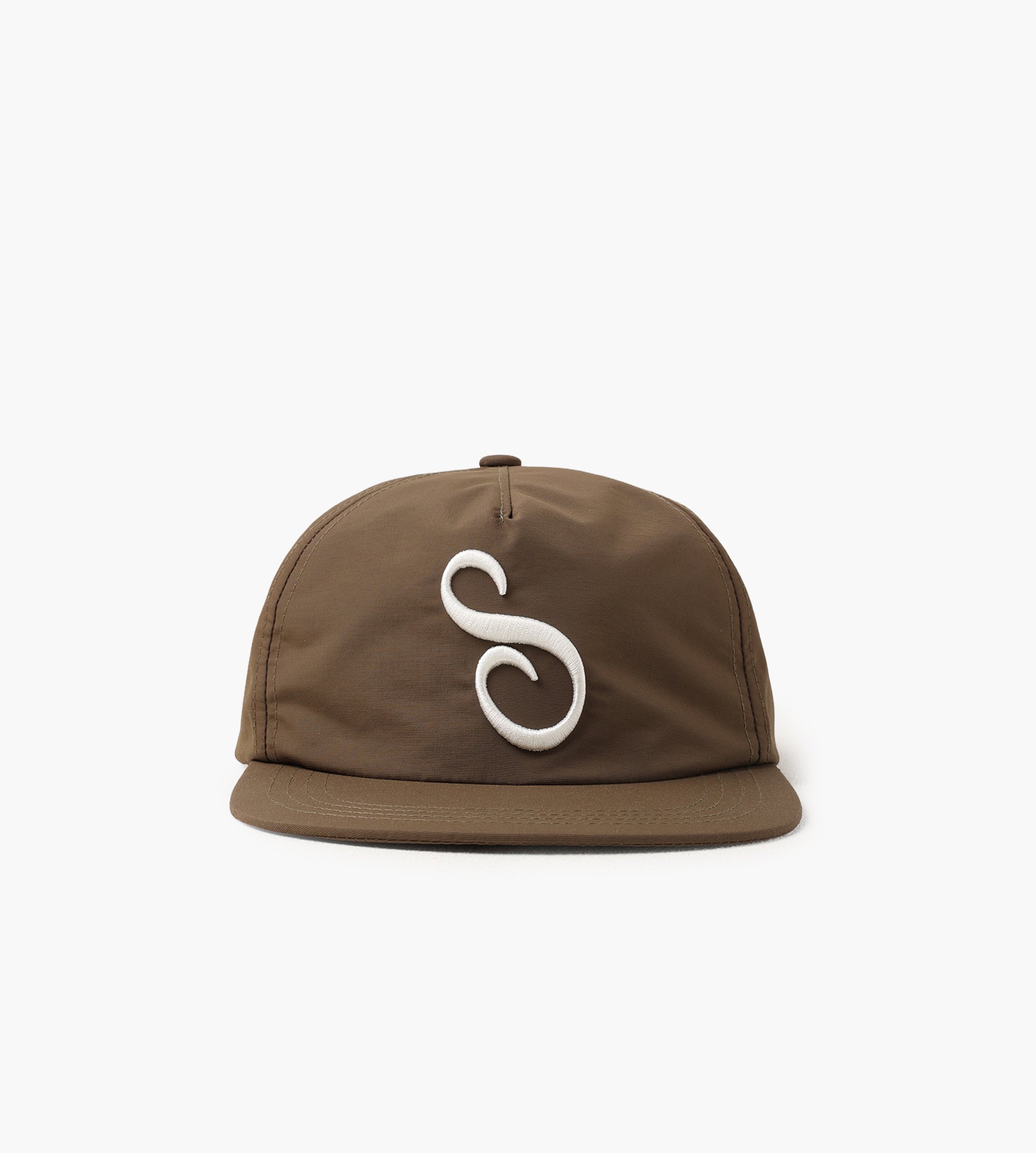 Sabbatical Capital Letter Cap Khaki Brown